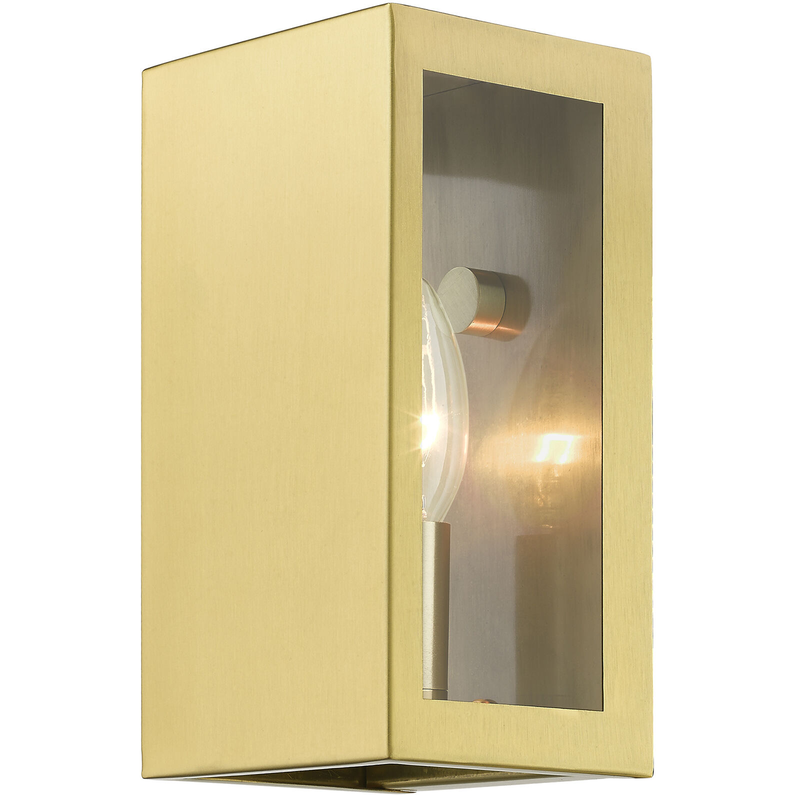 Winfield 1 Light 9 inch Satin Gold Outdoor Small Sconce, Small
