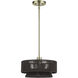 Florell 1 Light 13 inch Antique Brass Pendant Ceiling Light