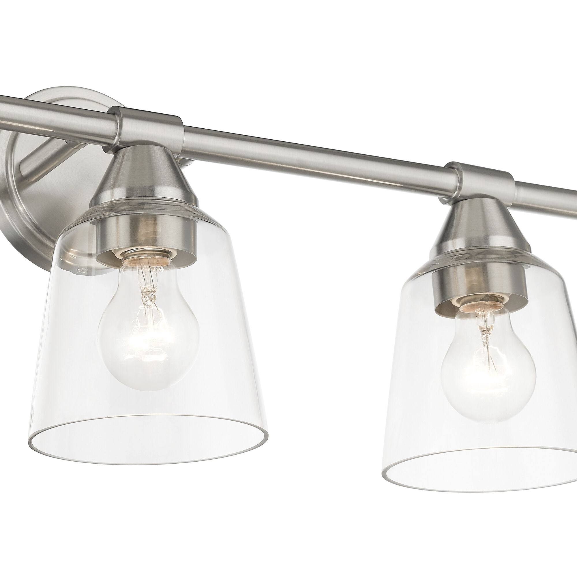 Catania 5 Light 42 inch Brushed Nickel Vanity Wall Sconce Wall Light, Large