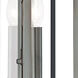 Princeton 1 Light 20.25 inch Vintage Pewter with Polished Chrome Stainless Steel Reflector Tall Outdoor Wall Lantern