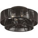 Florell 4 Light 21 inch English Bronze Semi Flush Mount Ceiling Light, Extra Large