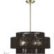 Acordia 5 Light 22 inch Antique Brass Pendant Chandelier Ceiling Light