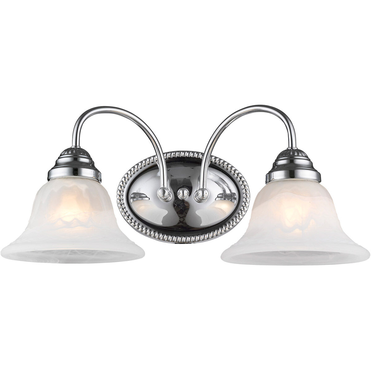 Edgemont 2 Light 17 inch Polished Chrome Bath Vanity Wall Light