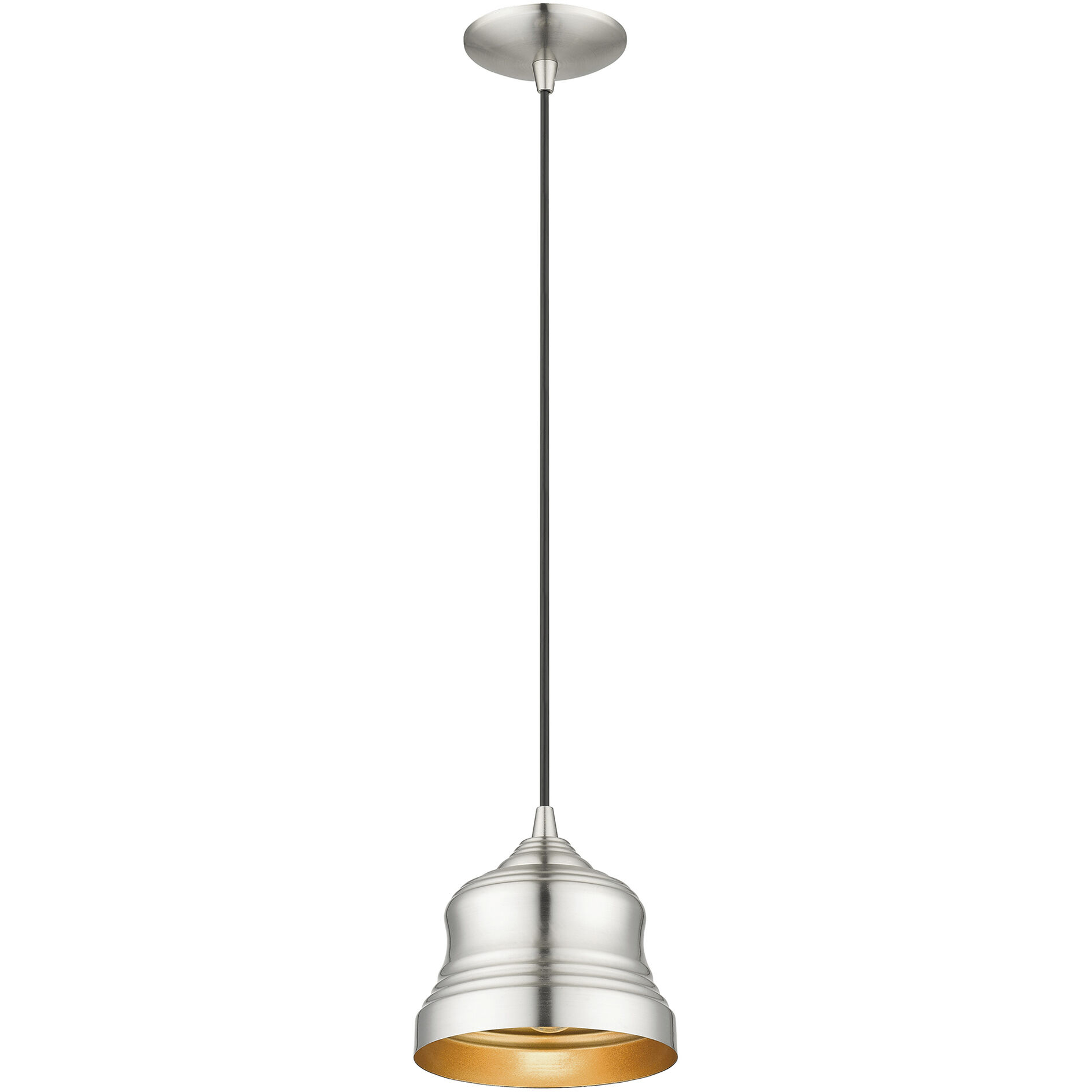 Endicott 1 Light 7 inch Brushed Nickel Pendant Ceiling Light