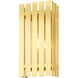 Greenwich 1 Light 17 inch Satin Brass Outdoor Wall Lantern