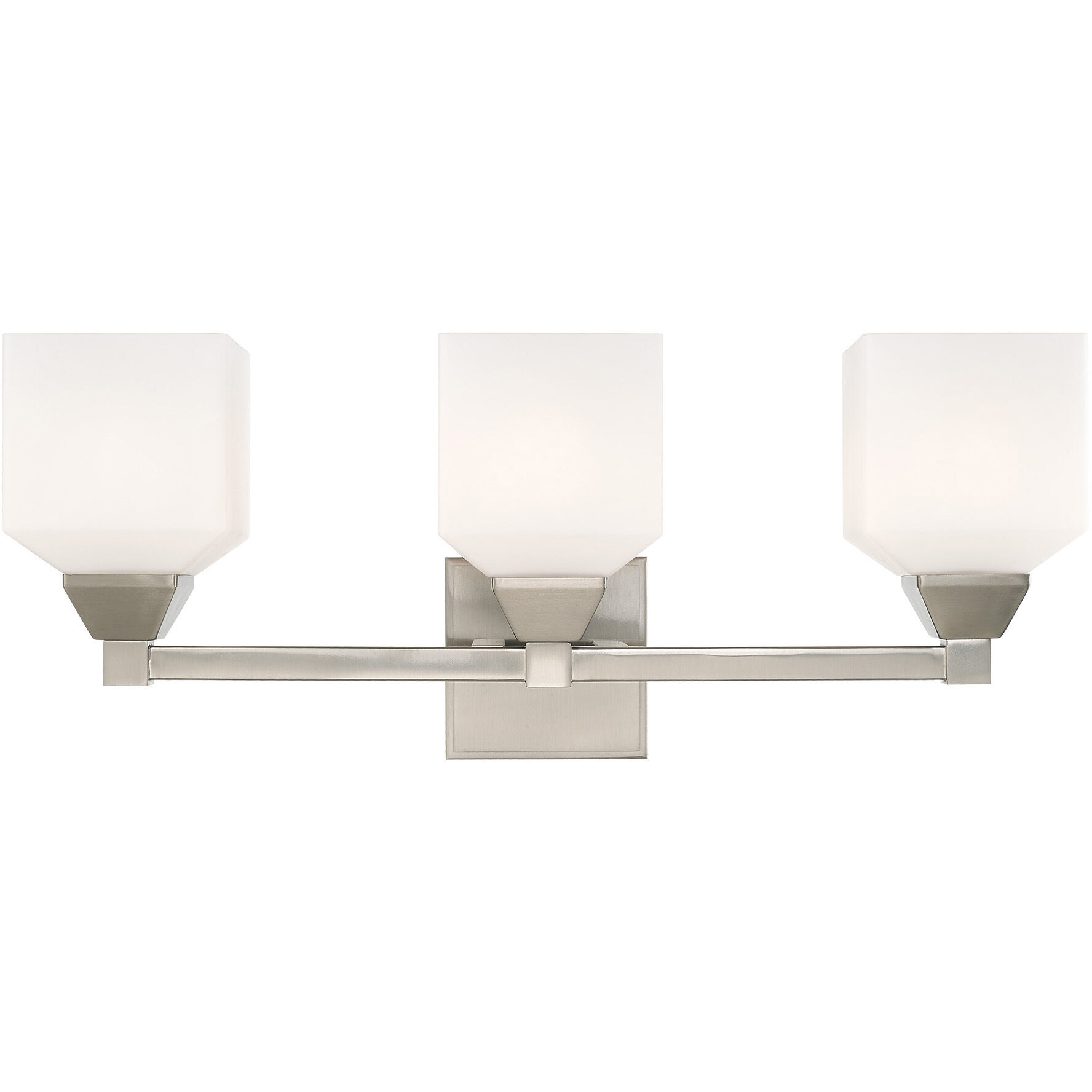 Aragon 3 Light 23 inch Brushed Nickel Bath Vanity Wall Light