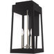 Oslo 3 Light 20 inch Black Outdoor Wall Lantern