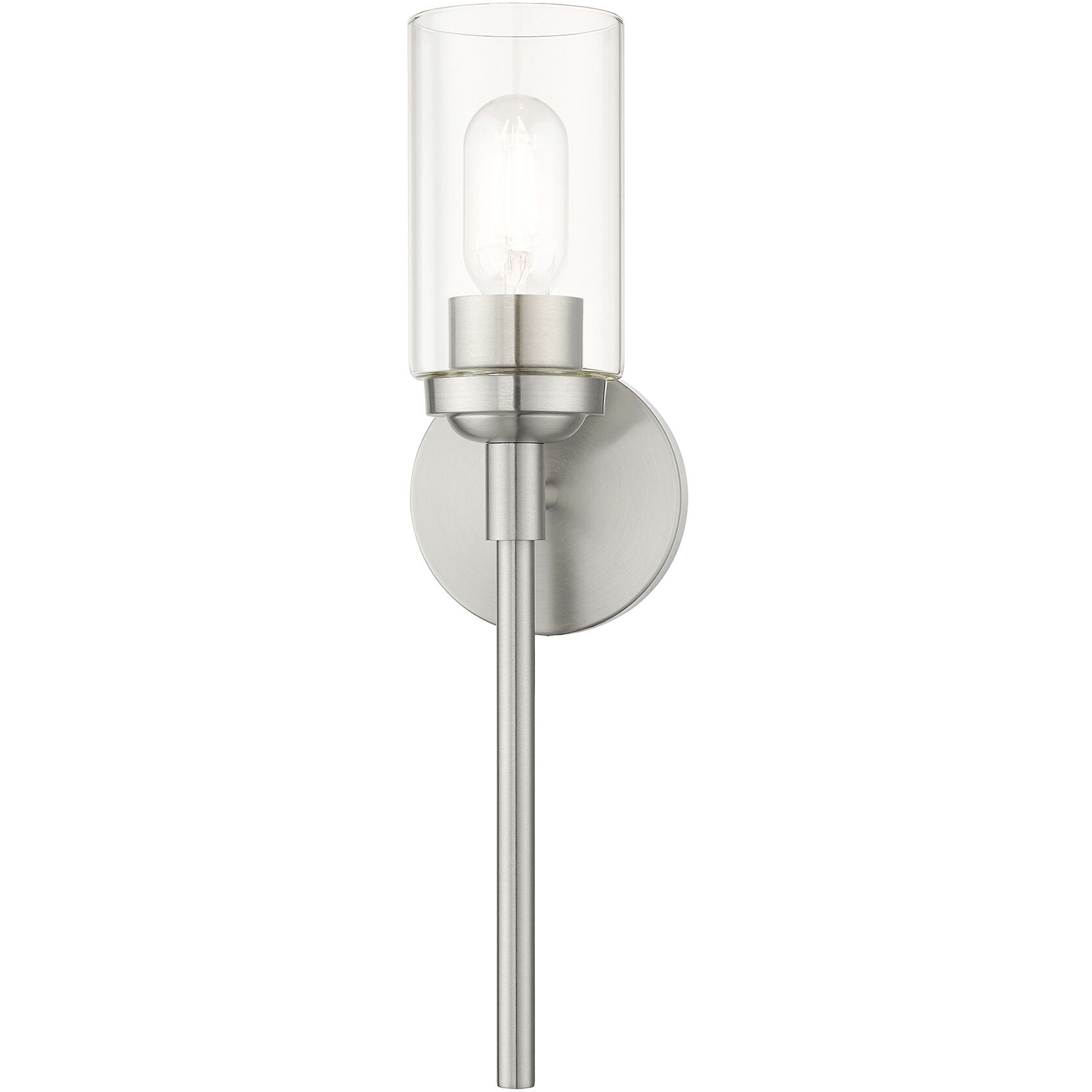 Whittier 1 Light 4.75 inch Brushed Nickel ADA Wall Sconce Wall Light, Single