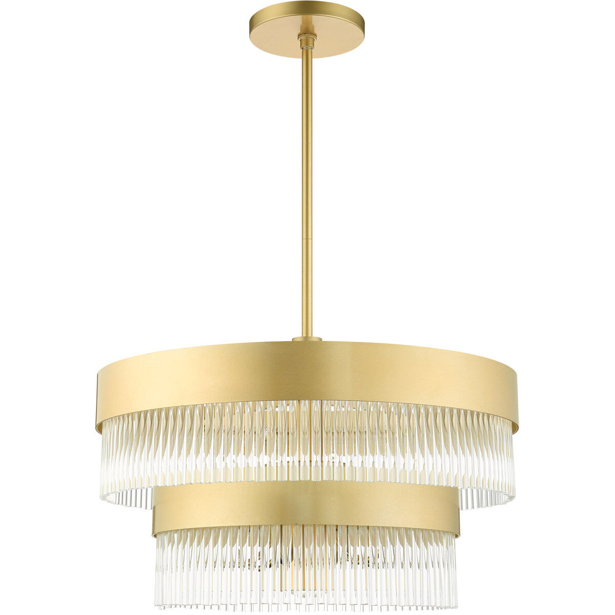 Norwich 7 Light 24 inch Soft Gold Chandelier Ceiling Light