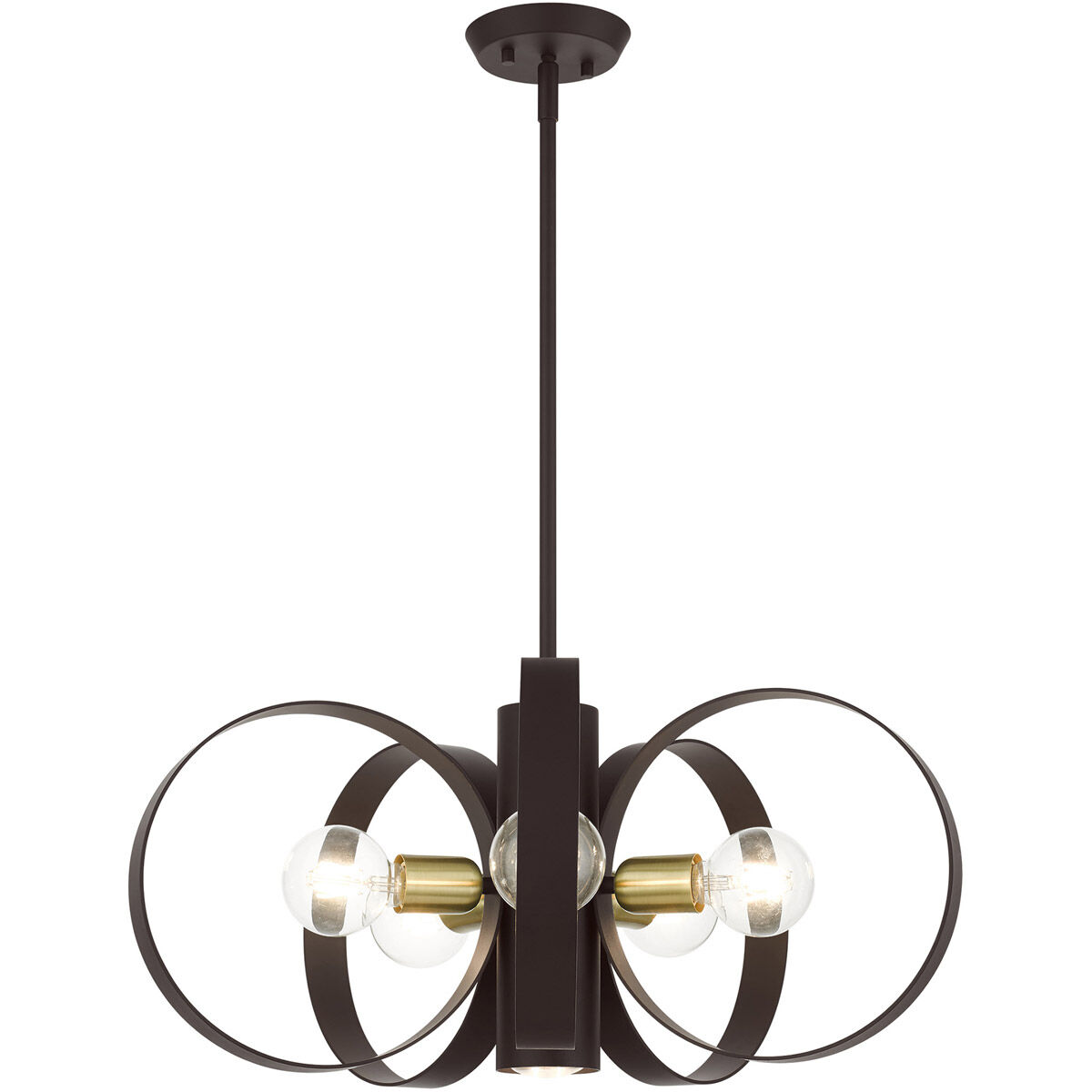 Modesto 6 Light 24 inch Bronze Chandelier Ceiling Light