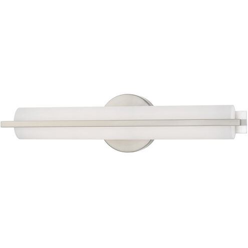 Visby LED 4 inch Brushed Nickel ADA Bath Vanity Wall Light