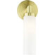 Aero 1 Light 4 inch Satin Brass ADA ADA Single Sconce Wall Light