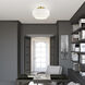 Manorwood 3 Light 15 inch Soft Gold Semi-Flush Ceiling Light