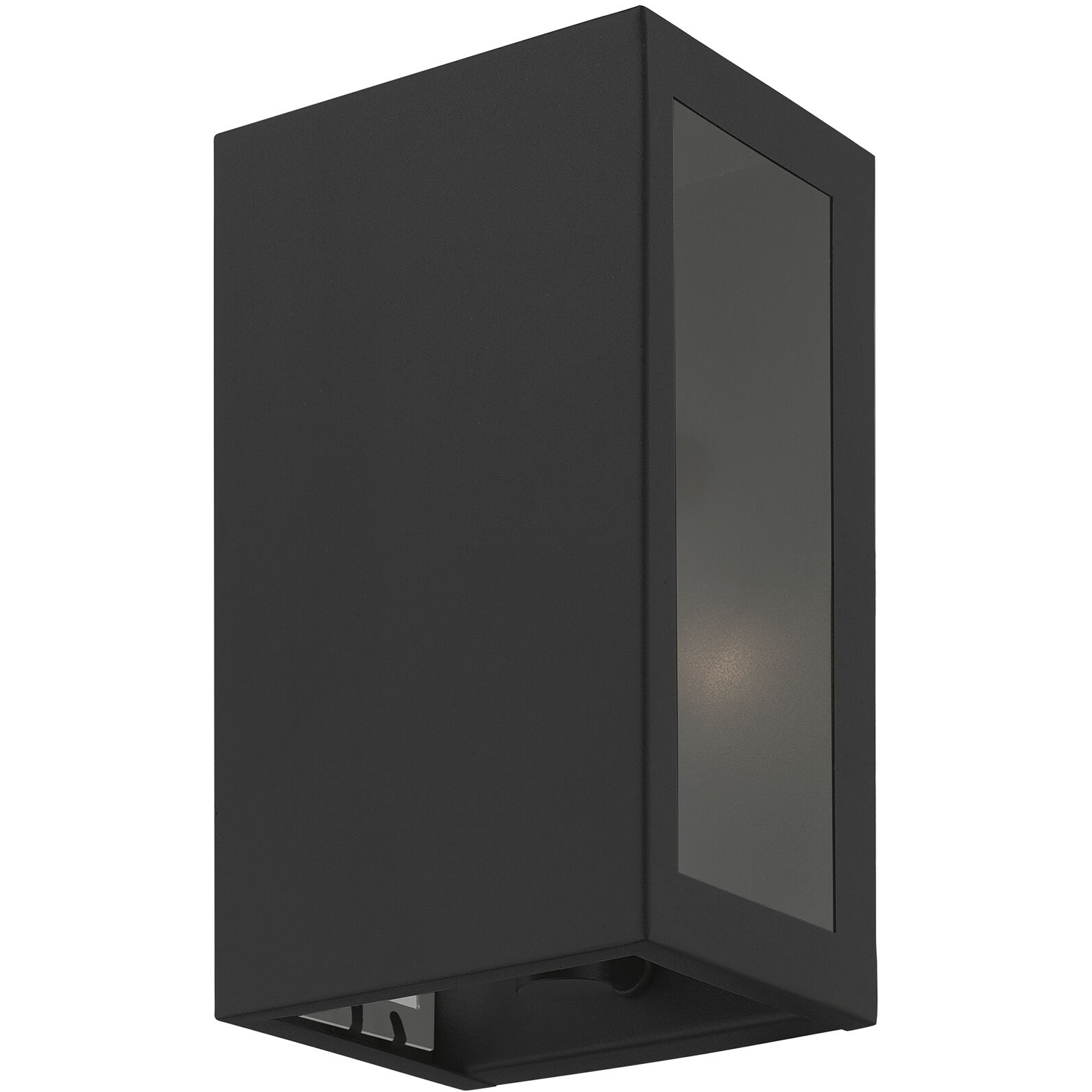 Winfield 1 Light 9 inch Textured Black with Brushed Nickel Candles Outdoor Small Sconce, Small