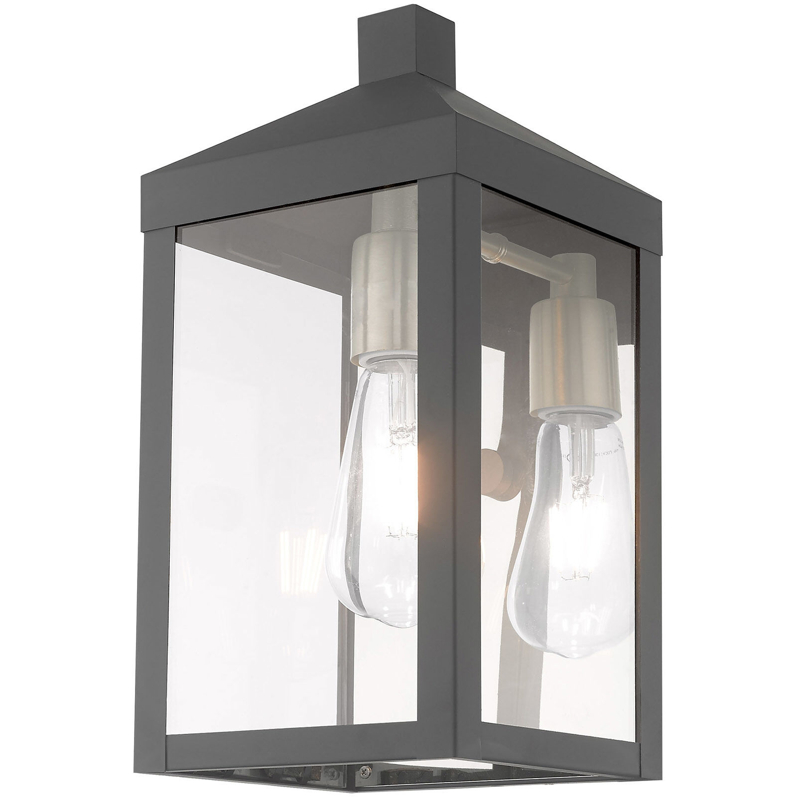 Nyack 1 Light 13 inch Scandinavian Gray Outdoor Wall Lantern
