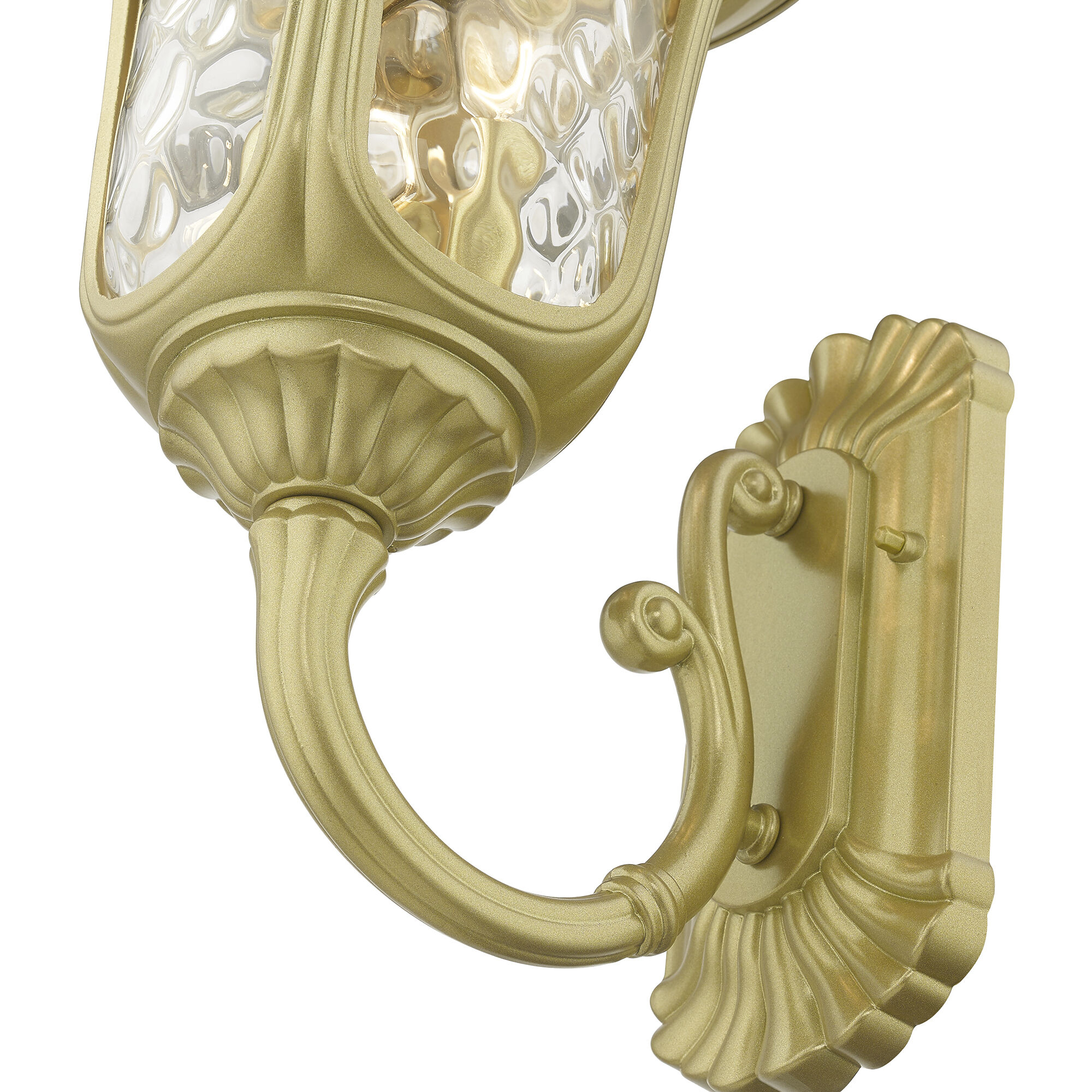 Oxford 3 Light 22 inch Soft Gold Outdoor Wall Lantern, Large