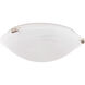 Oasis 3 Light 17 inch Brushed Nickel Semi-Flush Mount Ceiling Light