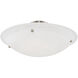 Oasis 4 Light 24 inch Brushed Nickel Semi-Flush Mount Ceiling Light
