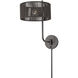 Acordia 17 inch 40.00 watt English Bronze Swing Arm Wall Lamp Wall Light