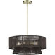 Florell 4 Light 20 inch Antique Brass Pendant Chandelier Ceiling Light
