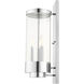 Hillcrest 3 Light 21 inch Polished Chrome Outdoor Wall Lantern