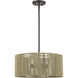 Acordia 3 Light 18 inch English Bronze Pendant Chandelier Ceiling Light