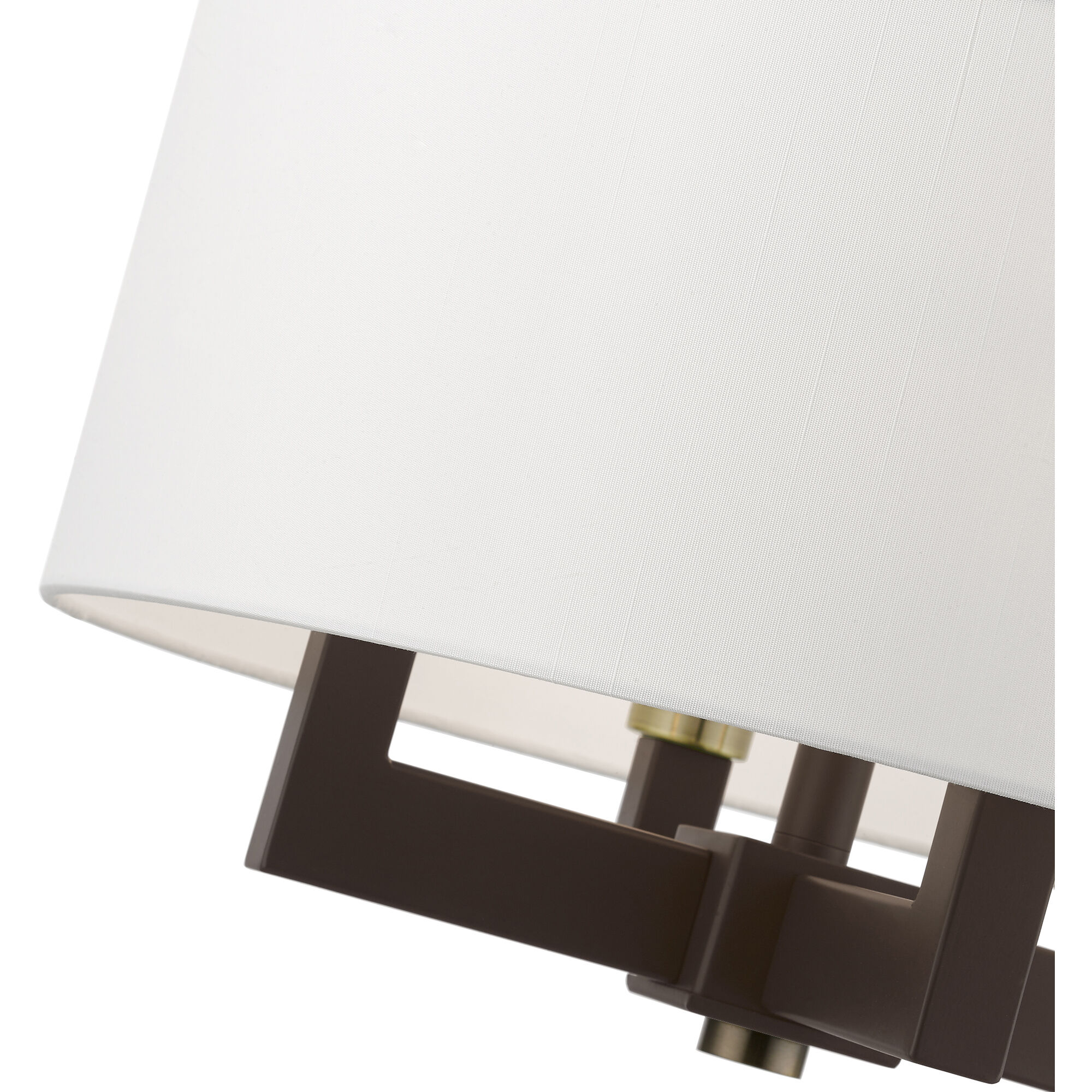 Cresthaven 4 Light 18 inch Bronze with Antique Brass Accents Pendant Chandelier Ceiling Light