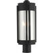 Westover 4 Light 28 inch Black Outdoor Wall Lantern