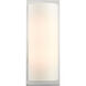 Meridian 2 Light 6 inch Brushed Nickel ADA Wall Sconce Wall Light