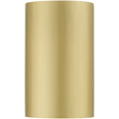 Bond 1 Light 7 inch Satin Gold Outdoor / Indoor Small Sconce, Small