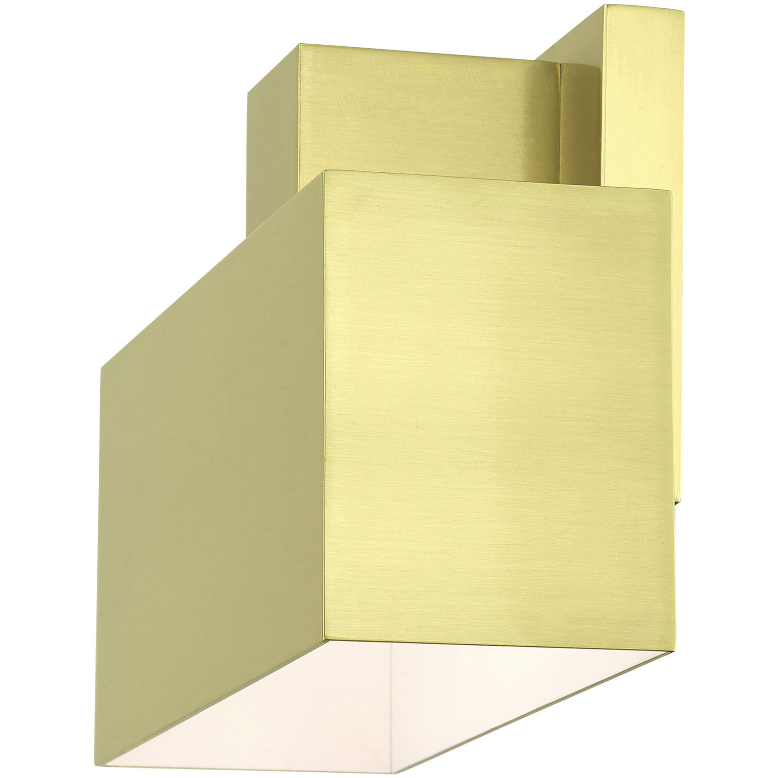 Lynx 1 Light 6 inch Satin Brass Outdoor ADA Wall Sconce