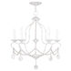 Chesterfield 5 Light 22 inch Antique White Chandelier Ceiling Light