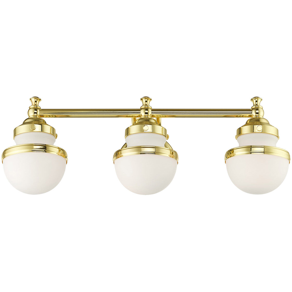 Oldwick 3 Light 24 inch Polished Brass Vanity Sconce Wall Light