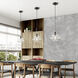 Everett 1 Light 9 inch Shiny Black with Chrome Finish Accents Pendant Ceiling Light