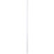 Allison 84 inch Textured White Outdoor Lamp Post
