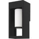 Bleecker 1 Light 14 inch Black Outdoor Wall Lantern