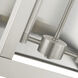 York 2 Light 19 inch Brushed Nickel Outdoor Wall Lantern