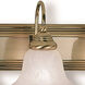 Belmont 5 Light 36 inch Antique Brass Vanity Sconce Wall Light