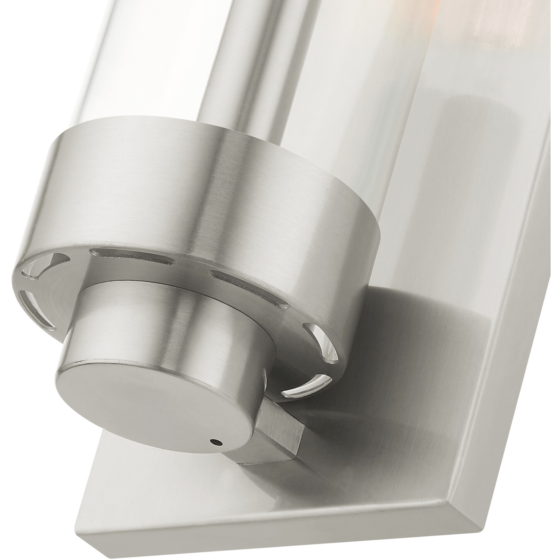 Hillcrest 1 Light 12 inch Brushed Nickel Outdoor ADA Wall Lantern