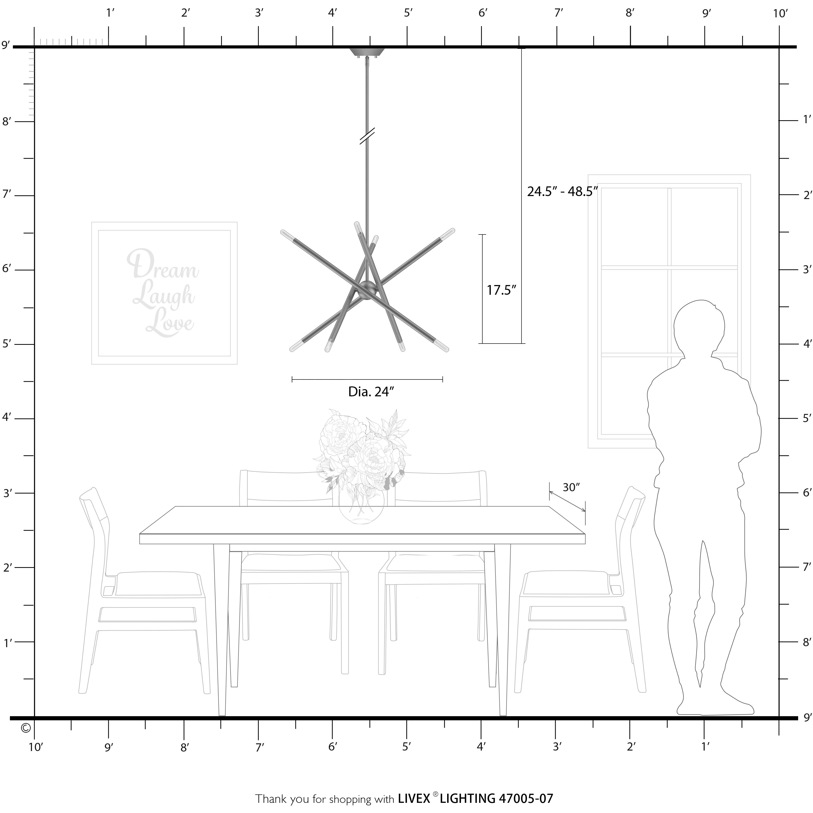 Soho 8 Light 24 inch Bronze with Antique Brass Accents Chandelier Ceiling Light