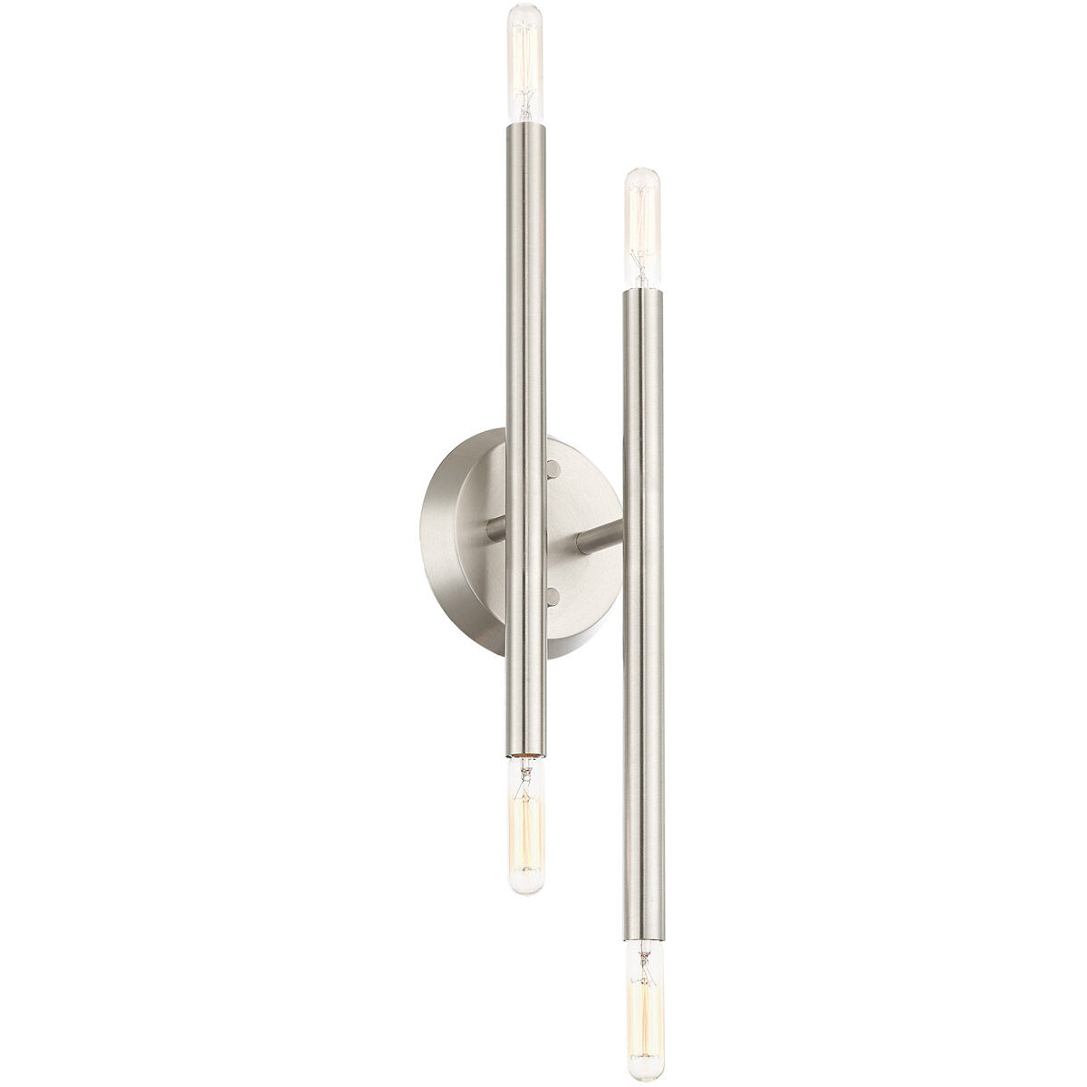 Soho 4 Light 5 inch Brushed Nickel ADA Sconce Wall Light
