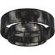 Acordia 4 Light 21 inch Black Semi Flush Mount Ceiling Light, Extra Large