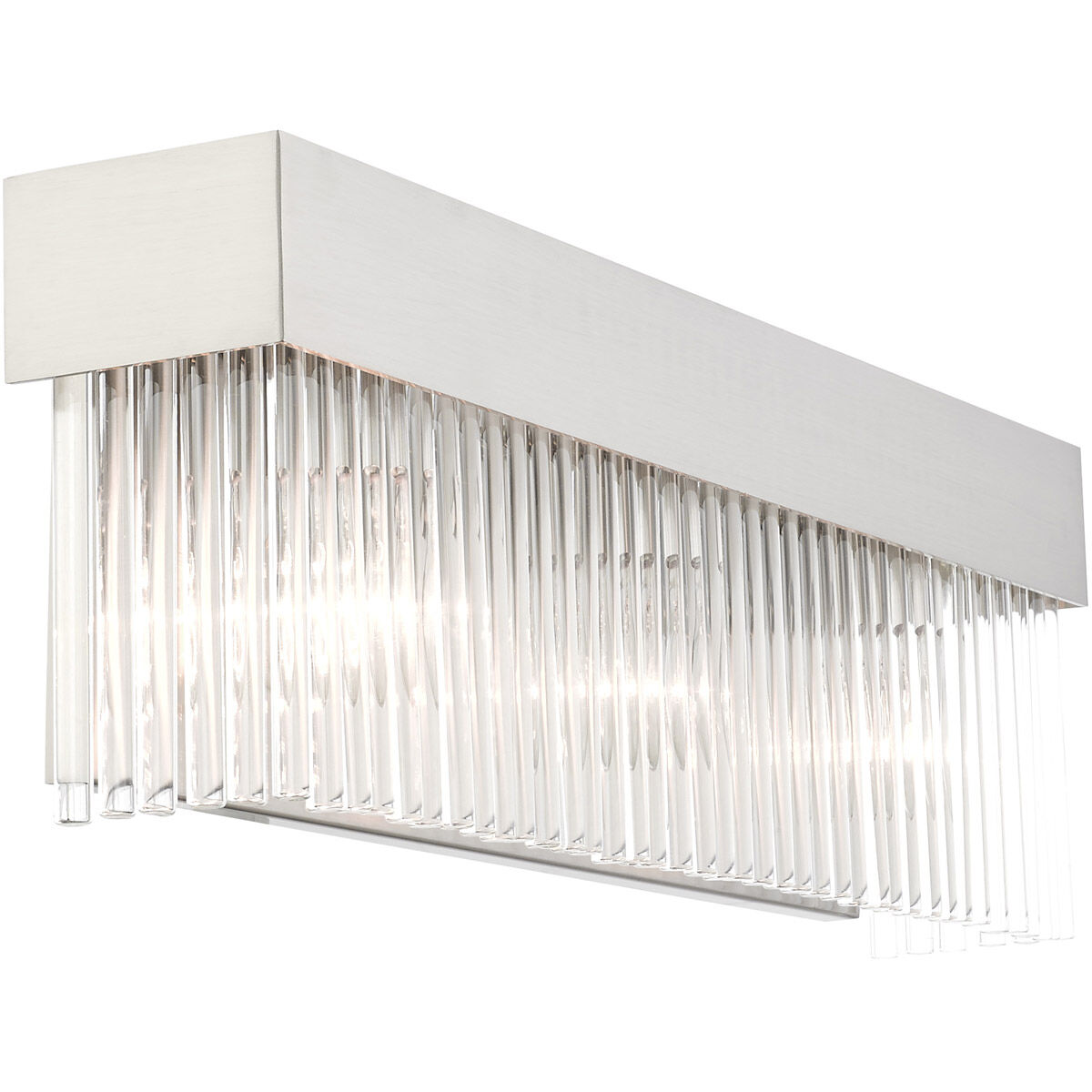 Norwich 3 Light 23 inch Brushed Nickel ADA Sconce Wall Light