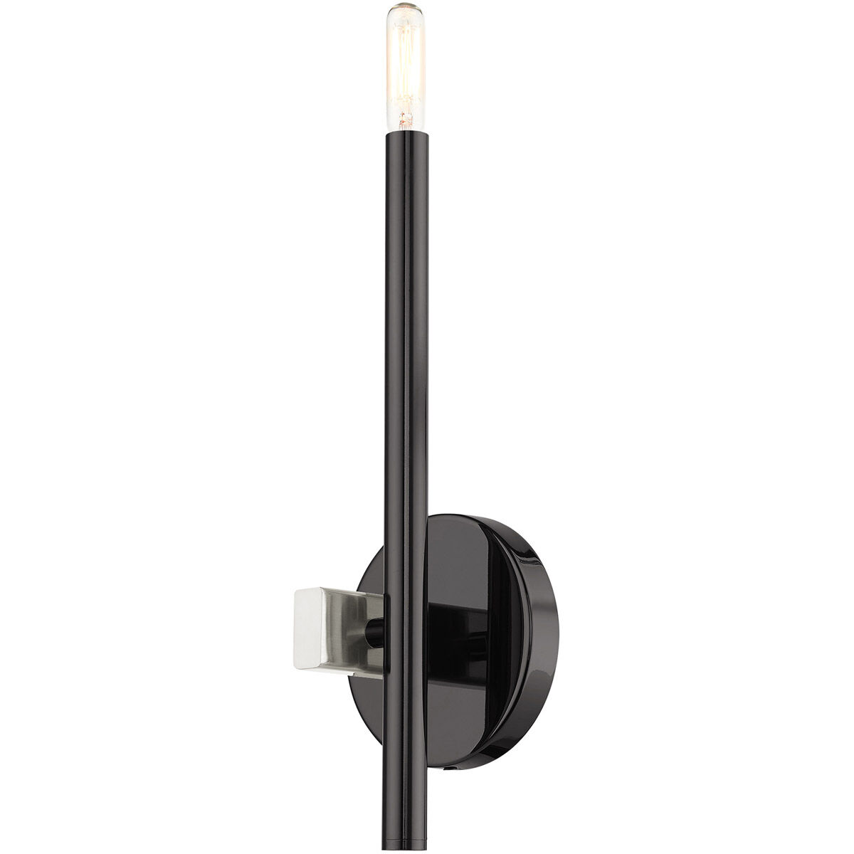 Denmark 1 Light 5 inch Black Chrome ADA ADA Single Sconce Wall Light