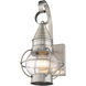 Newburyport 1 Light 14 inch Brushed Nickel Outdoor Wall Lantern