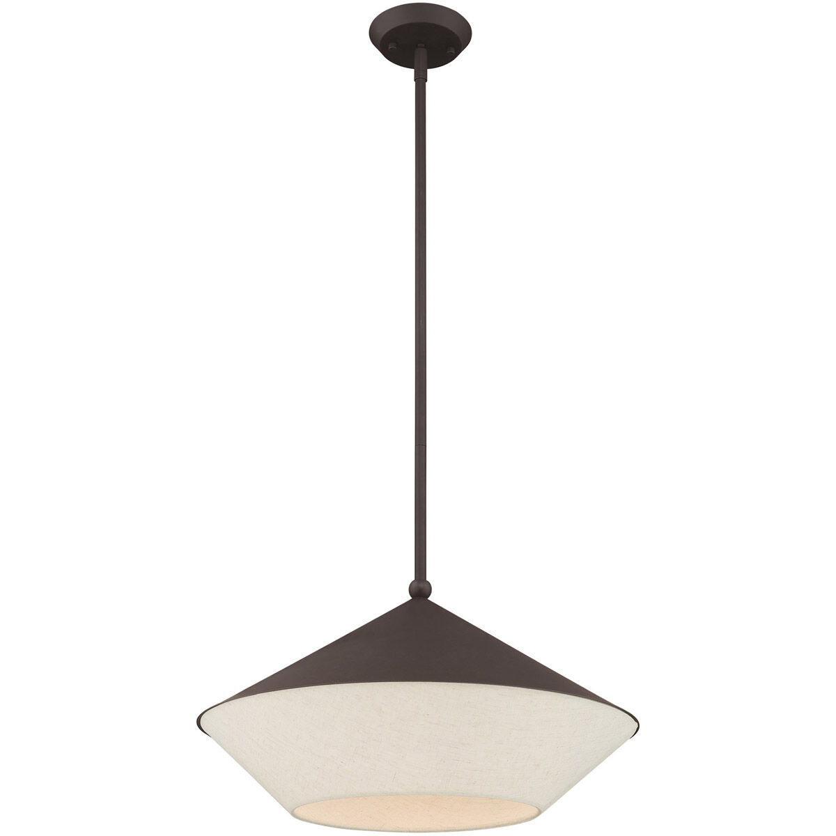 Stockholm 1 Light 18 inch Bronze Pendant Ceiling Light