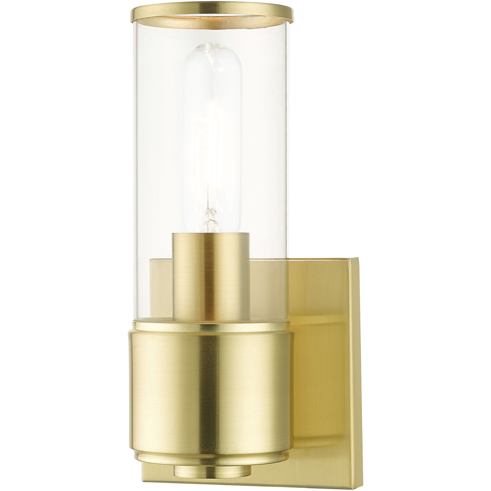 Quincy 1 Light 4.75 inch Satin Brass ADA Wall Sconce Wall Light