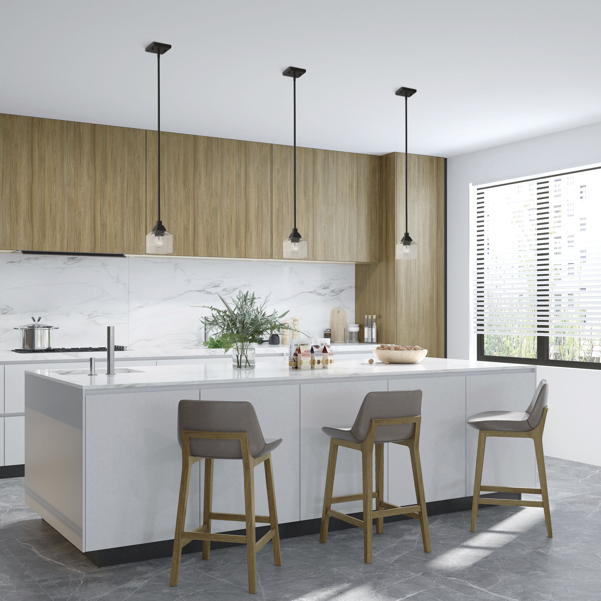 Aragon 1 Light 5 inch Black Mini Pendant Ceiling Light