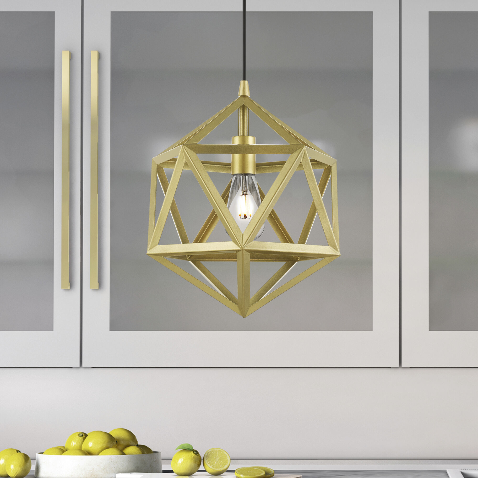 Ashland 1 Light 13 inch Soft Gold Pendant Ceiling Light