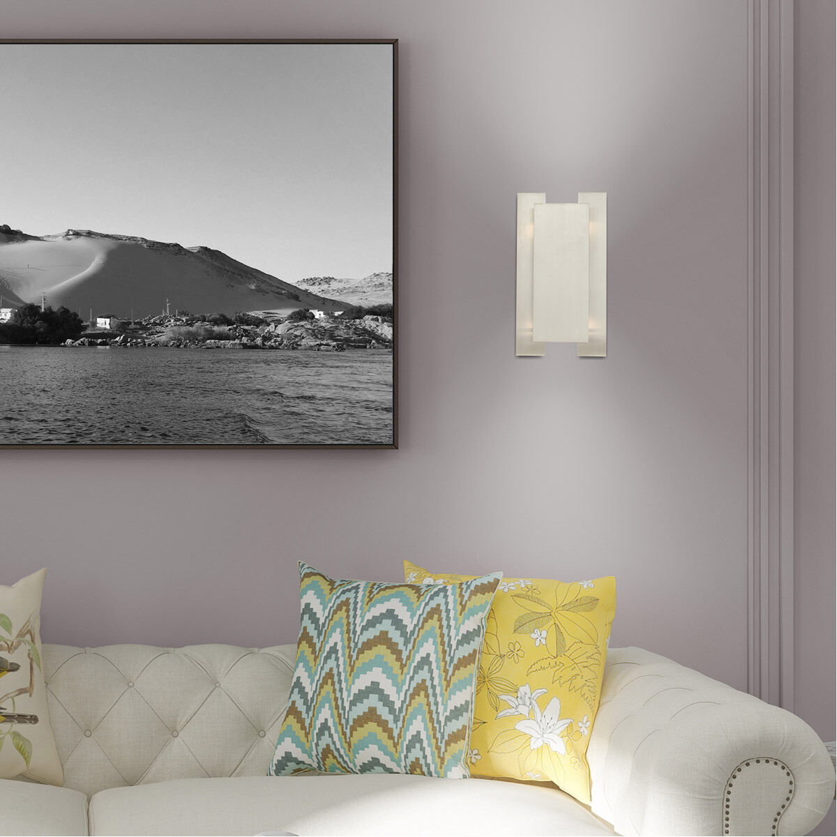 Varick 2 Light 8 inch Brushed Nickel ADA ADA Wall Sconce Wall Light